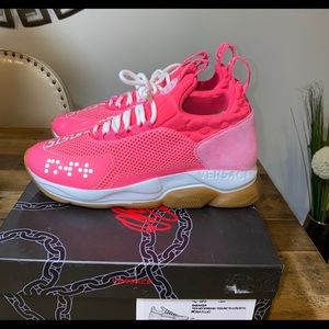 Versace Chain Reaction Neoprene Sneakers